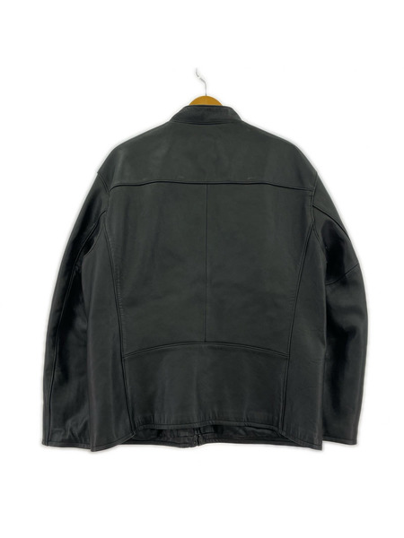 POLO RALPH LAUREN レザージャケット ラムレザー シングル (XL) 黒