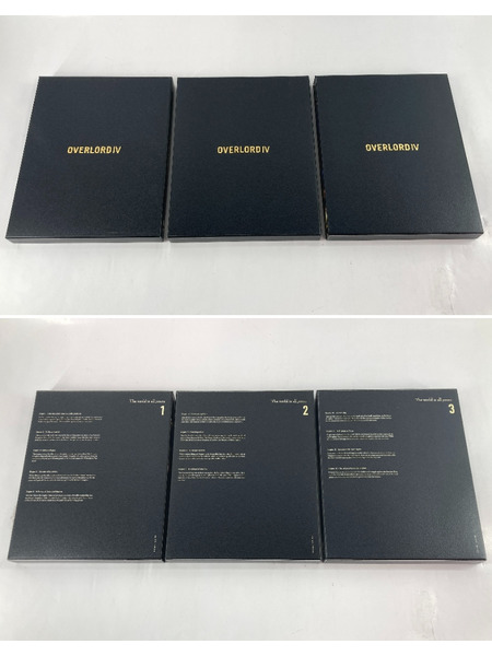 メーカー 美少女その他 オーバーロード IV 全3巻セット