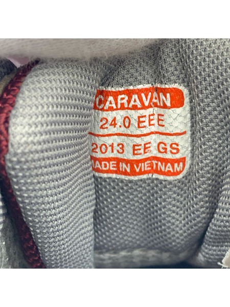 caravan トレッキングブーツ  赤 (24.0)