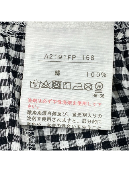 PINK HOUSE パンツ ギンガムチェックフリル