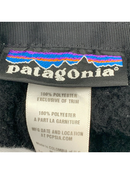 patagonia ジャケット スナップTフリースプルオーバー 黒(S)