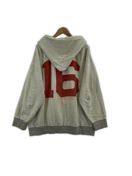 JACKSON MATISSE パーカー ボロ加工セパポケパーカー(L)