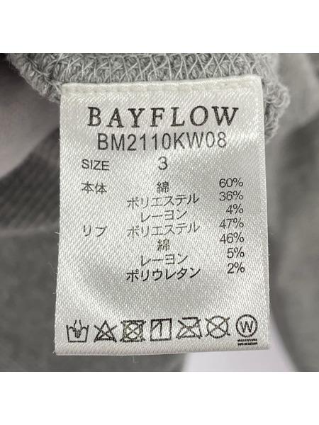 NANGA スウェット・トレーナー × BAYFLOW グレー (3)