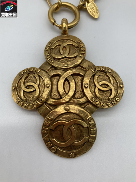 CHANEL シャネル ココマーク ネックレス 2 8 刻印 ゴールドカラー