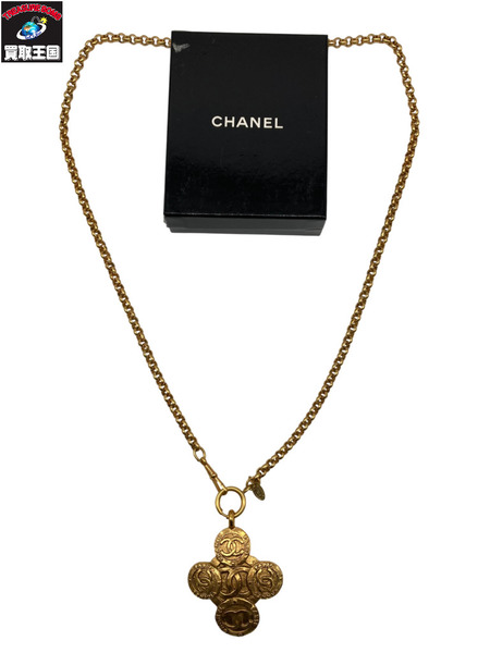 CHANEL シャネル ココマーク ネックレス 2 8 刻印 ゴールドカラー