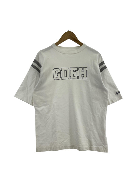 GOODENOUGH 半袖Tシャツ・カットソー GDEH フットボールTシャツ 白 M