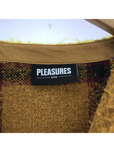 PLEASURES カーディガン YLW[値下]