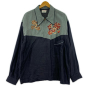 NICENESS 長袖シャツ 24SS MAJAW シルクスーベニアシャツ (L)