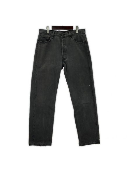 Levi's デニム・ジーンズ 501 USA black denim pants 後染メブラック