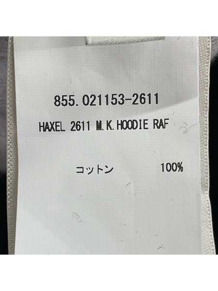 DRIES VAN NOTEN HAXEL 2611 M.K.HOODIE ルーズフィットパーカー M ブラック