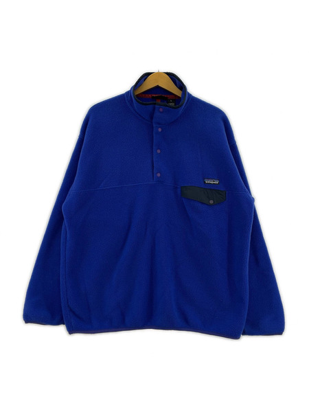 90s patagonia SYNCHILLA スナップT 25450 青 (L)