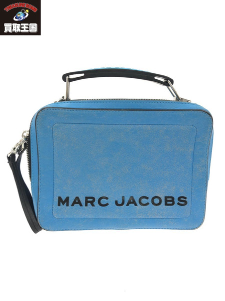 MARC JACOBS ショルダーバッグ ロゴ 青