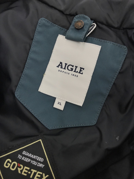 AIGLE GORE-TEX マウンテンパーカー  グリーン XL