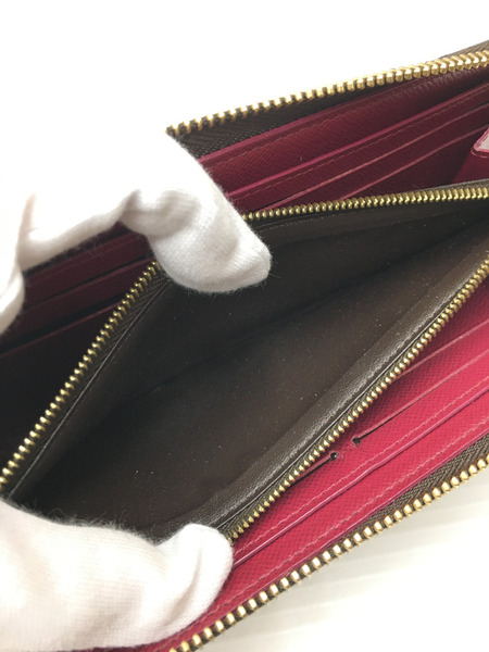 LV ポルトフォイユ・クレマンス(フューシャ) M60742 モノグラム ※異臭あり[値下]