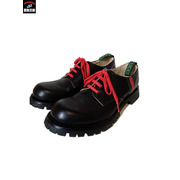 靴 GUCCI ウェブ レースアップ プレーントゥ シューズ