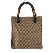 トートバッグ GGキャンバス  バンブーハンドル