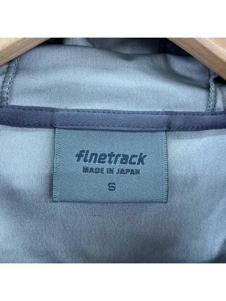 ジャケット FINETRACK フロウラップフーディー カーキ S