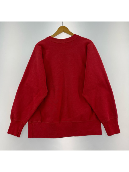 Champion スウェット・トレーナー 80s USA製 リバースウィーブ スウェット (L) レッド