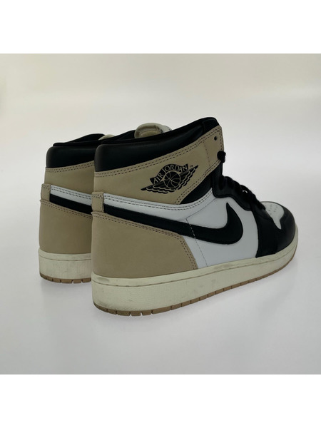 NIKE スニーカー WMNS AJ1 RETRO HIGH OG Latte 27.5cm
