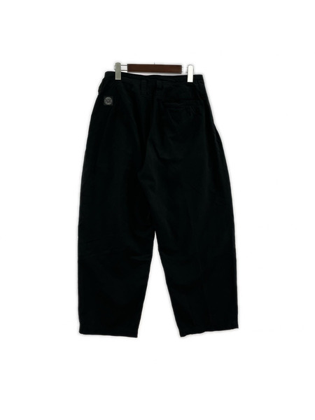 Porter Classic パンツ 2タック ナイロンパンツ 黒 (M)