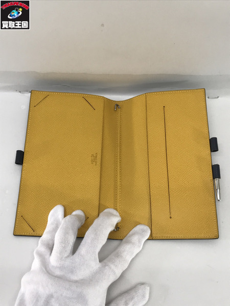 HERMES アジェンダヴィジョン　レザー　手帳カバー　925ボールペン付き
