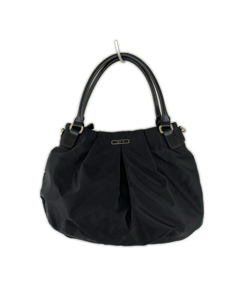 agnes b. ハンドバッグ agnes b. 2wayバッグ ブラック