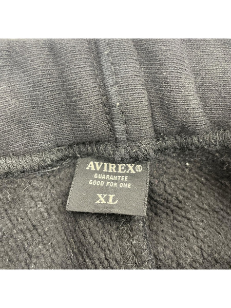 AVIREX パンツ 6116143 スウェットパンツ 黒 (XL)