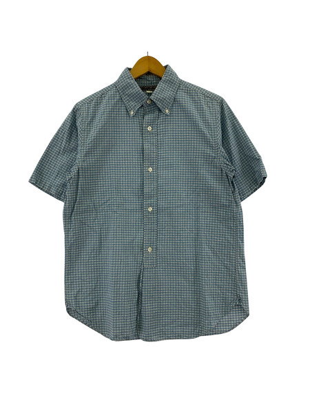 FREEWHEELERS 半袖シャツ GREAT LAKES チェック ブルー