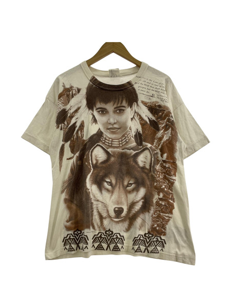 OLD インディアンデザインTシャツ[値下]