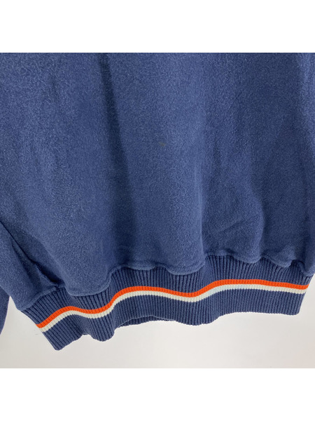 90s BEARS ハイネック スウェット (M) オレンジ紺[値下]
