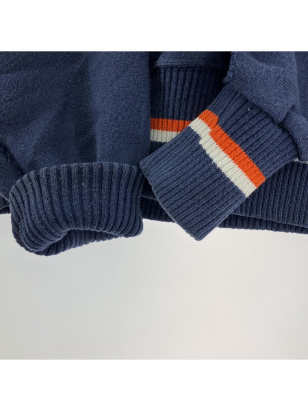 90s BEARS ハイネック スウェット (M) オレンジ紺[値下]