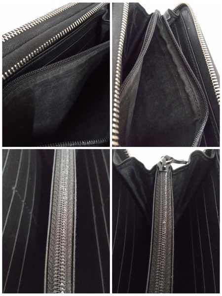 長財布 GUCCIマイクログッチシマ トラベルウォレット/449246[値下]