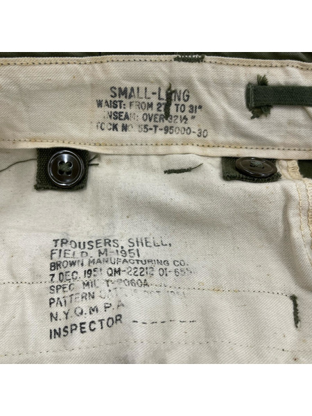 OLD・VINTAGE パンツ U.S.ARMY M-51 フィールドパンツ (S-L) オリーブ