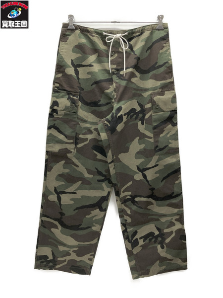 CELINE コットンカモカーゴパンツ（52）