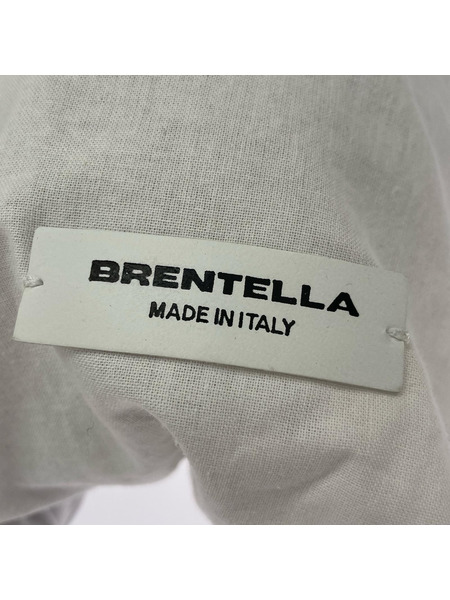 ショルダーバッグ BRENTELLA 2wayクラッチバッグ キャメル