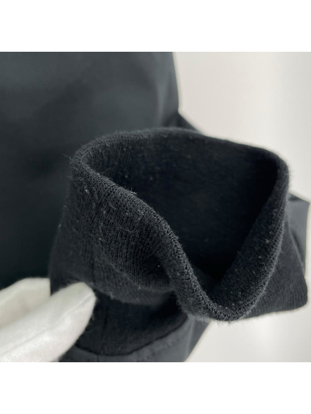 DIGAWEL 24SS カフスリブシャツ 黒 (2)