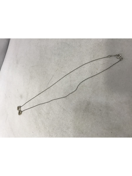 アクセサリー ダブルハート ネックレス