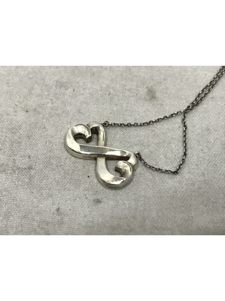アクセサリー ダブルハート ネックレス