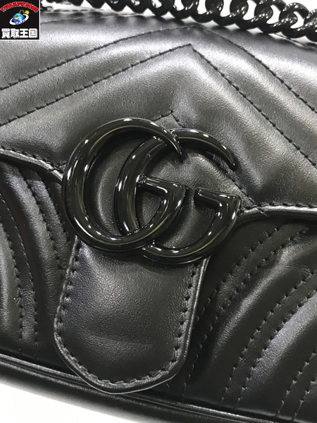 GUCCI ミニショルダーバッグ(GGマーモント)