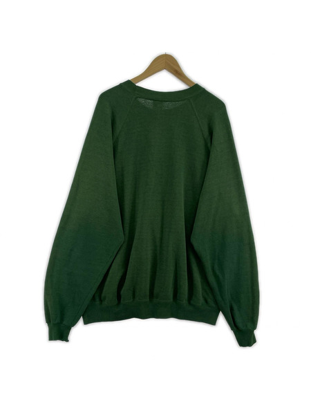 OLD・VINTAGE スウェット・トレーナー JERZEES ラグラン 緑(3X)