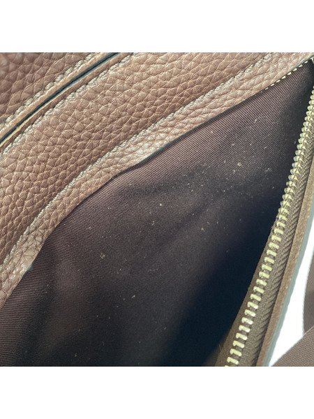 TUMI ショルダーバッグ レザーショルダーバッグ/茶[値下]