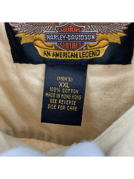 Harley-Davidson 長袖シャツ Harley-Davidson L/Sシャツ XXL BEG