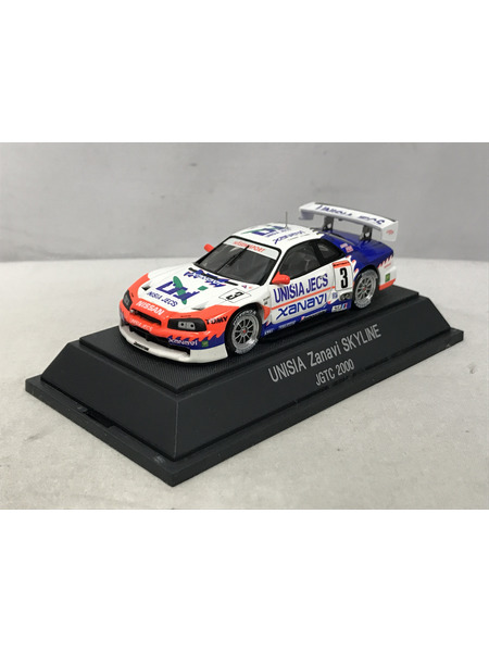 1/43スケールカー エブロ 1/43 ユニシア ザナヴィ スカイライン JGTC 2000