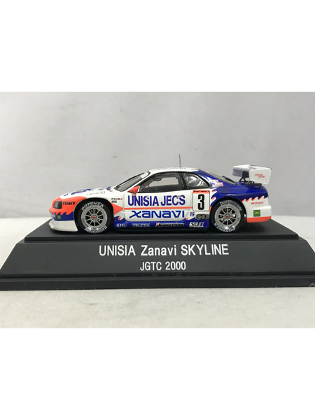 1/43スケールカー エブロ 1/43 ユニシア ザナヴィ スカイライン JGTC 2000