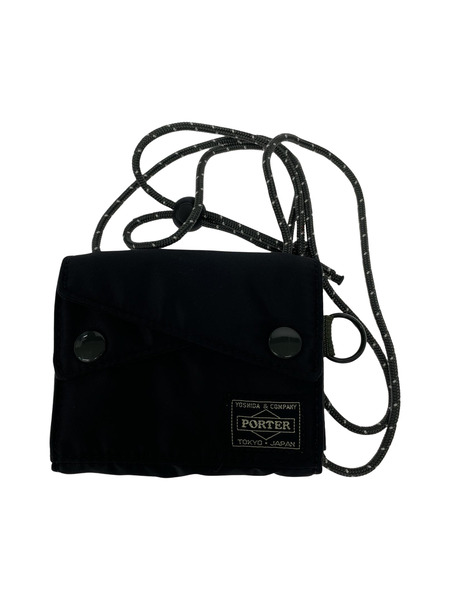 PORTER ショルダーウォレット　タンカー　ブラック　黒 PORTER コンパクトウォレット PX TANKER タンカー ショルダー 黒