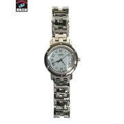 エルメス/クリッパー・ナクレ/CL4.210/電池交換・仕上げ レディースQZ[値下]