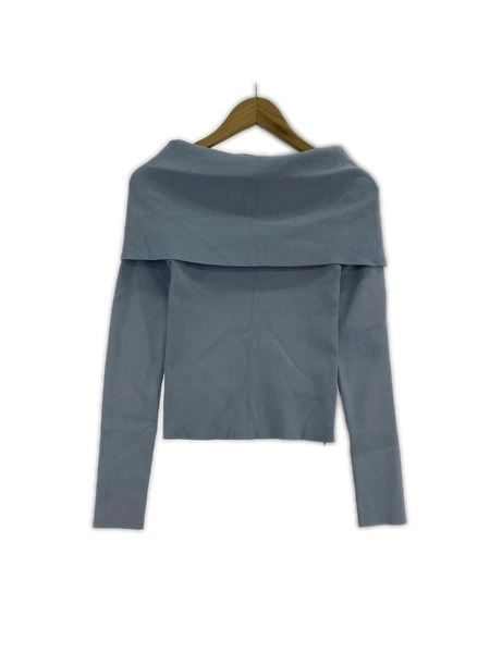 snidel ニット・セーター ケープデザインTOPS F BLU