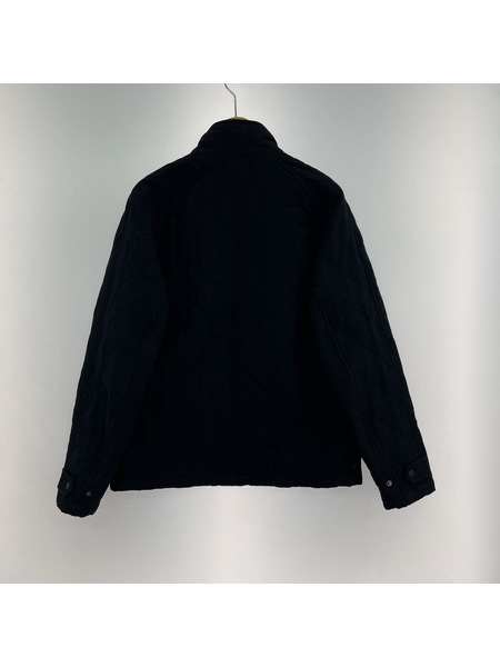 FRED PERRY キルティング ジャケット 黒 (M)