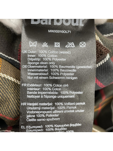 Barbour Barbour　オイルドジャケット　38　MWX0010OL71