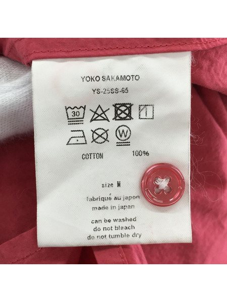 半袖シャツ YOKO SAKAMOTO 25SS OPEN COLLAR SHIRT M